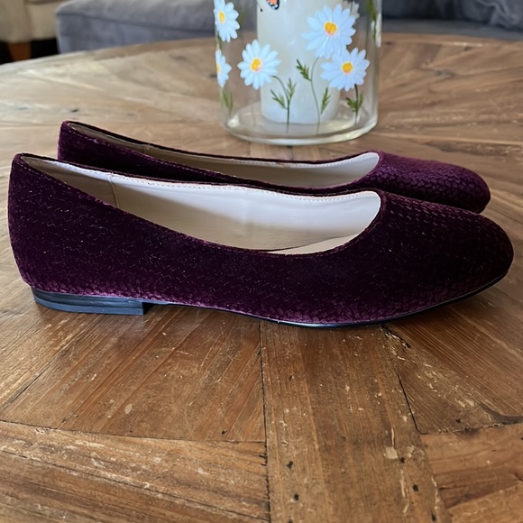 BOTKIER VELVET BALLET FLATS SIZE 8.5 - Picture 3 of 8